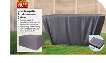 Lidl Premium Patio Furniture Cover (table) offer