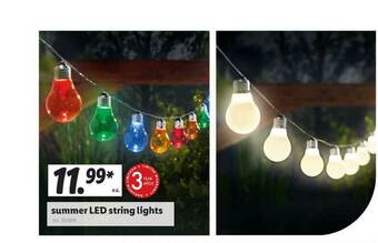 Lidl Summer Led String Lights offer