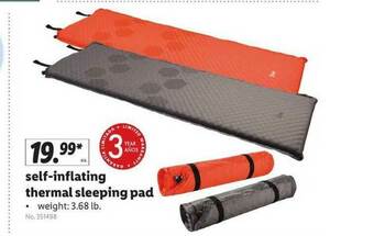 Lidl Self-Inflating Thermal Sleeping Pad offer