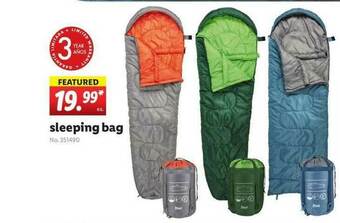 Lidl Sleeping Bag offer