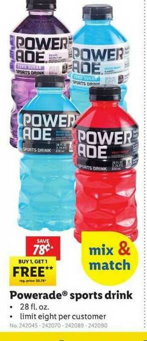 Lidl Powerade® Sports Drink offer