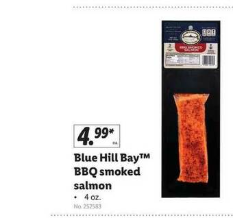 Lidl Blue Hill Bay™	BBQ Smoked Salmon offer