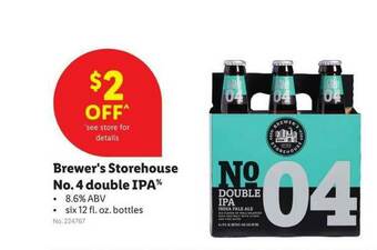 Lidl Brewer's Storehouse No.4 Double IPA% offer