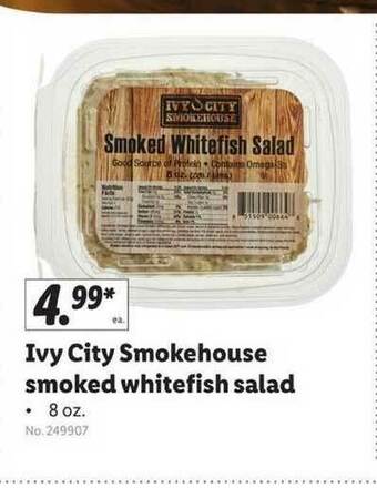Lidl Ivy City Smokehouse Smoked Whitefish Salad offer
