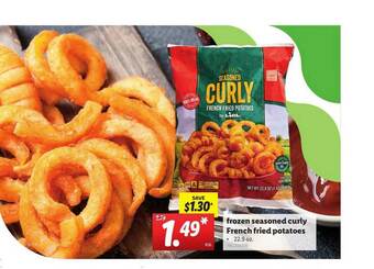 Lidl Frozen Seasoned Curly French Fried Potatoes offer