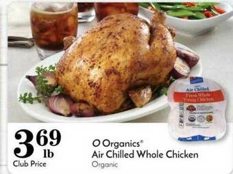Pavilions O Organics® Air Chilled Whole Chicken offer
