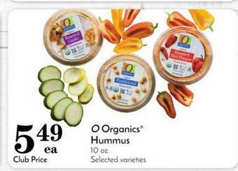 Pavilions O Organics® Hummus offer