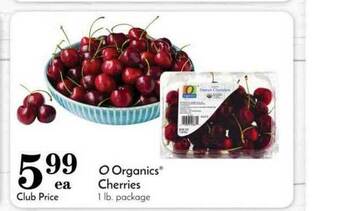 Pavilions O Organics® Cherries offer