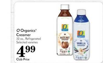 Pavilions O Organics® Creamer offer