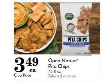 Pavilions Open Nature® Pita Chips offer