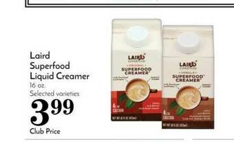 Pavilions Laird Superfood Liquid Creamer offer