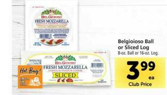 Vons Belgioioso Ball Or Sliced Log offer