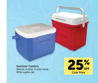 Vons Summer Coolers 25% Off offer