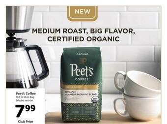 Vons Peet's Coffee offer