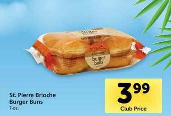 Vons St. Pierre Brioche Burger Buns offer