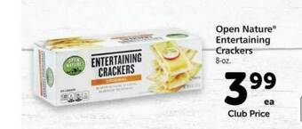 Vons Open Nature® Entertaining Crackers offer