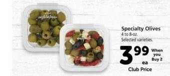 Vons Specialty Olives offer