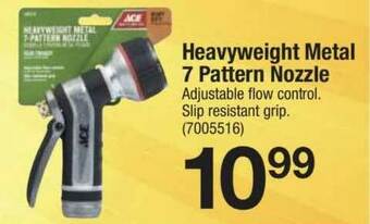 Ace Hardware Heavyweight Metal 7 Pattern Nozzle offer