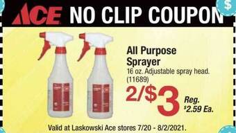 Ace Hardware All Purpose Sprayer offer
