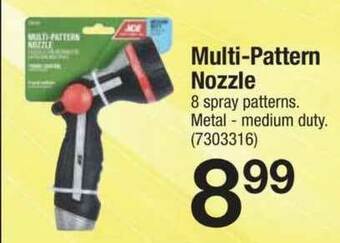 Ace Hardware Multi-pattern Nozzle offer