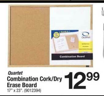 Ace Hardware Quartet Combination Cork-dry Erase Board offer