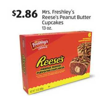 Aldi Mrs. Freshley's Reese's Peanut Butter Cupcakes 13 Oz. offer