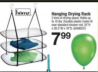 Ace Hardware Homz Hanging Drying Rack offer
