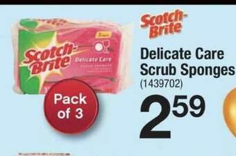 Ace Hardware Scotch-brite Delicate Care Scrub Sponges offer