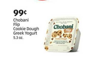 Aldi Chobani Flip Cookie Dough Greek Yogurt 5.3 Oz. offer