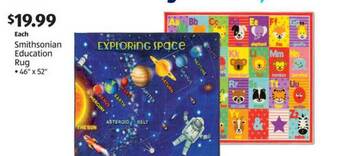 Aldi Smithsonian Education Rug 46 offer