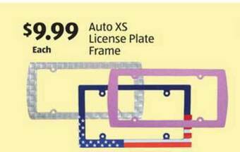 Aldi Auto Xs License Plate Frame offer