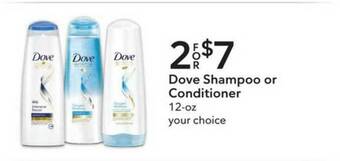 Publix Dove Shampoo Or Conditioner 12-oz offer