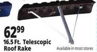 Ocean State Job Lot Telescopic roof rake offer