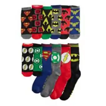Kohl's Men's 12 days of socks dc comics crew socks offer