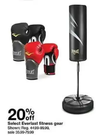 Target Select Everlast fitness gear offer