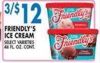 Associated Friendly's ice cream offer