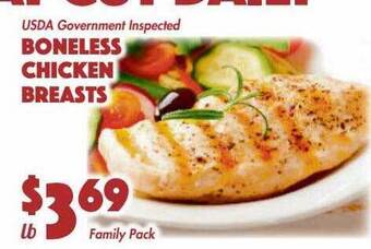The Food Emporium Boneless chicken breasts offer