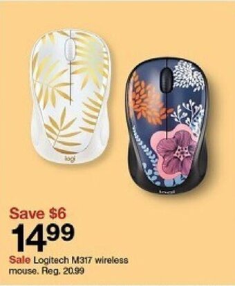 Target Logitech M317 wireless mouse offer