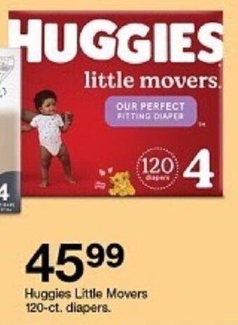 Target Huggies Little Movers 120-ct. diapers offer