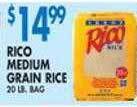 Associated Rico medium grain rice offer