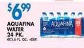 Associated Aquafina water offer