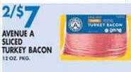 Associated Avenue a sliced turkey bacon offer