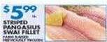 Associated Striped pangasius swai fillet offer