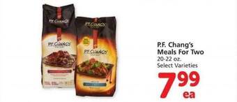 Safeway Pf chang's meals for two offer