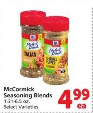 Safeway Mccormick seasoning blends offer