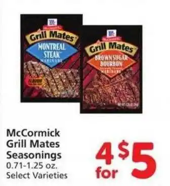 Safeway Mccormick grill mates seasonings offer
