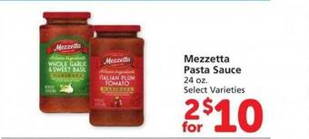 Safeway Mezzetta pasta sauce offer