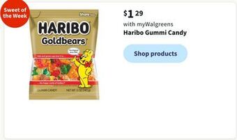 Walgreens Haribo gummi candy offer