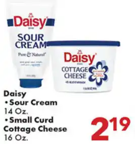 Fairplay Daisy Sour Cream 14 oz, Small Curd Cottage Cheese 16 oz offer