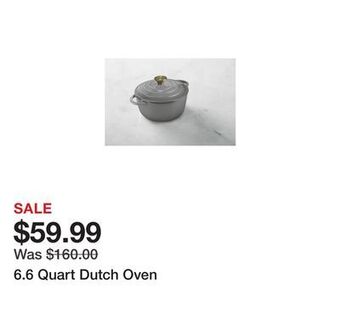 Belk 6.6 quart dutch oven offer